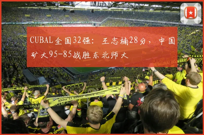 CUBAL全国32强：王志楠28分，中国矿大95-85战胜东北师大