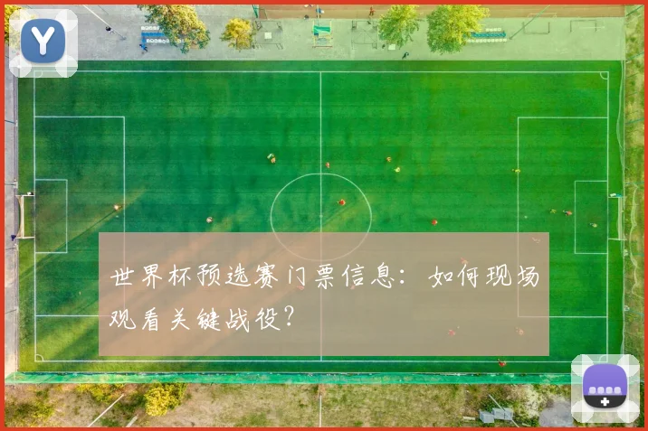 世界杯预选赛门票信息：如何现场观看关键战役？