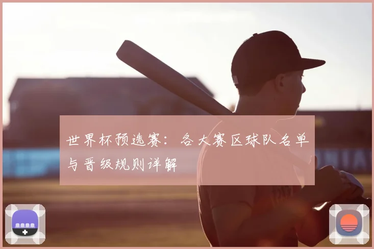 世界杯预选赛:各大赛区球队名单与晋级规则详解