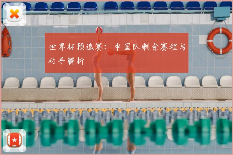 世界杯预选赛：中国队剩余赛程与对手解析